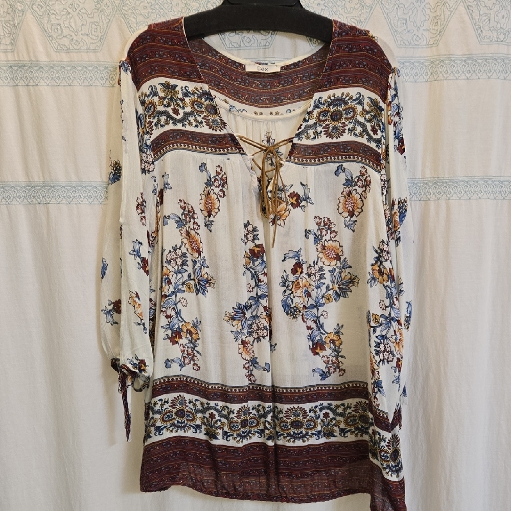 Dex Multicolor Floral Blouse